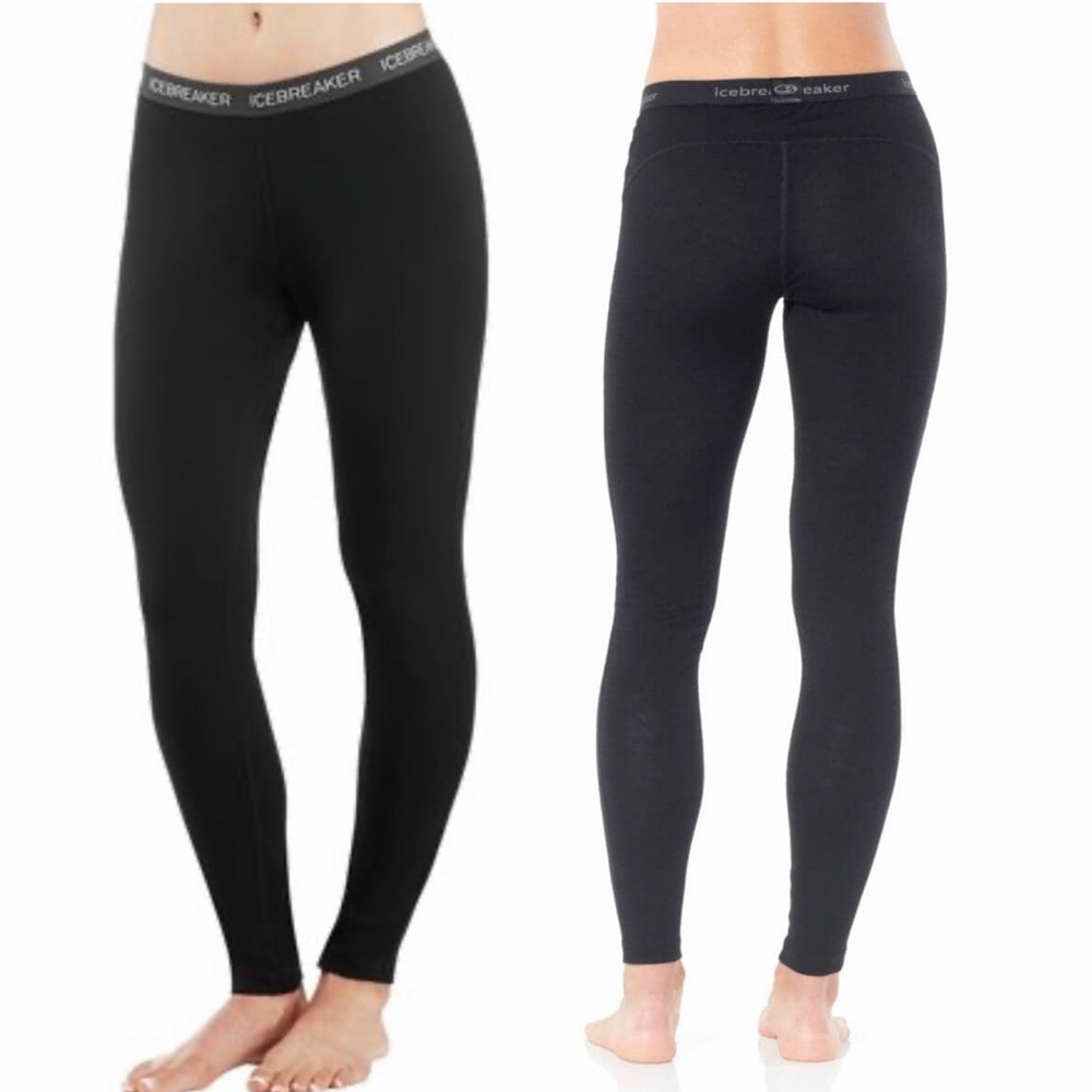 Icebreaker 200 Base Layer Wool Thermal Leggings - XS - Picture 1 of 11